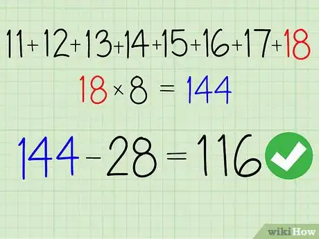 Imagen titulada Add 5 Consecutive Numbers Quickly Step 15