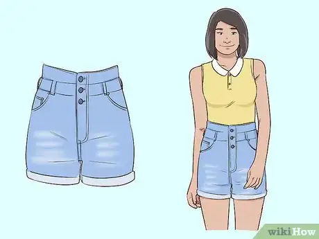 Imagen titulada Wear High Waisted Shorts Step 5