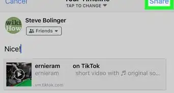 compartir videos de TikTok en Facebook desde un iPhone o iPad