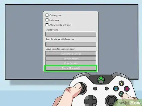 Imagen titulada Get Splitscreen on Minecraft Xbox 360 Step 16
