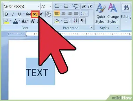 Imagen titulada Create Superscript and Subscript in MS Word Step 7