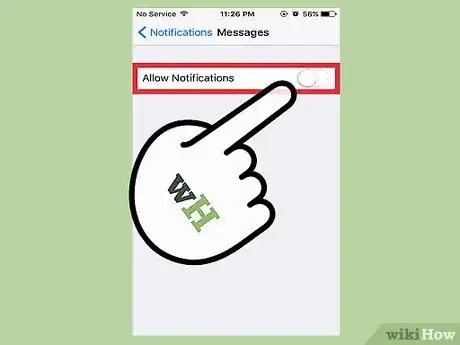 Imagen titulada Turn Off Message Notifications on an iPhone Step 4