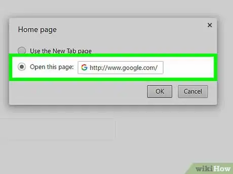 Imagen titulada Set Homepage in Google Chrome Step 6