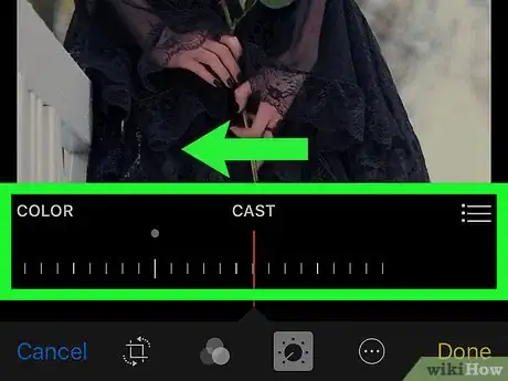 Imagen titulada Adjust the Color Cast of a Photo Using the iPhone Photos App Step 7