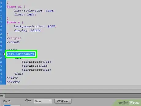 Imagen titulada Add a Drop Down Box in Dreamweaver Step 3