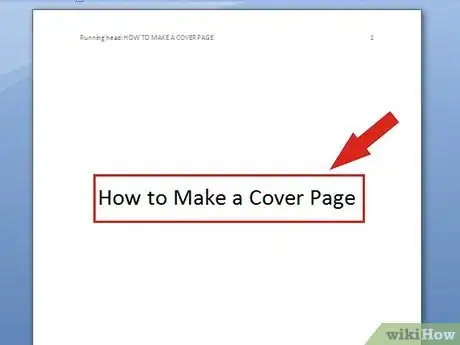 Imagen titulada Make a Cover Page Step 24