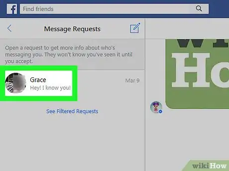 Imagen titulada See Messages from Non‐Friends on Facebook Messenger on a PC or Mac Step 5