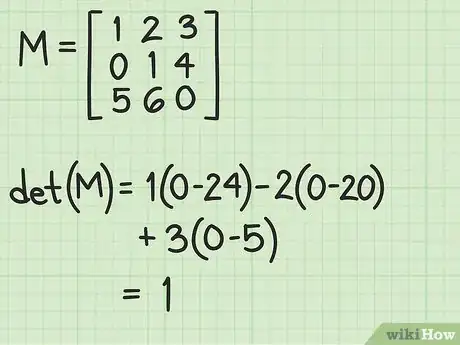 Imagen titulada Find the Inverse of a 3x3 Matrix Step 1