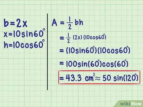 Imagen titulada Find the Area of an Isosceles Triangle Step 16