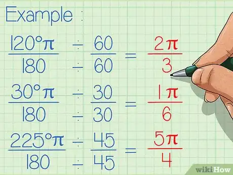 Imagen titulada Convert Degrees to Radians Step 4