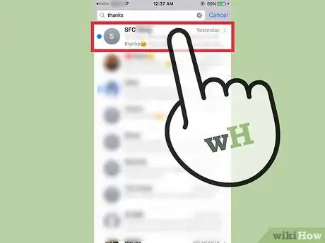 Imagen titulada Search on Apple Messages Step 5