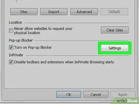 Imagen titulada Manage Pop‐Ups in Internet Explorer Step 6