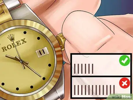 Imagen titulada Tell if a Rolex Watch is Real or Fake Step 4