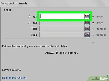 Imagen titulada Do a T Test in Excel on PC or Mac Step 7