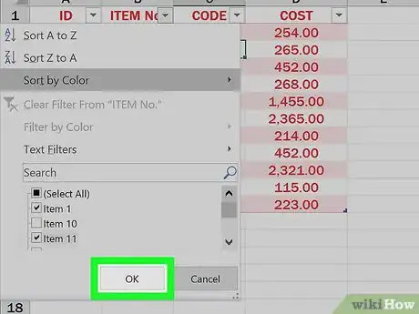 Imagen titulada Make Tables Using Microsoft Excel Step 12