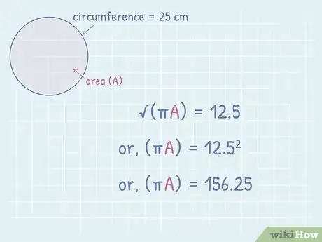 Imagen titulada Find the Area of a Circle Using Its Circumference Step 11