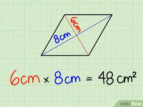 Imagen titulada Calculate the Area of a Rhombus Step 2