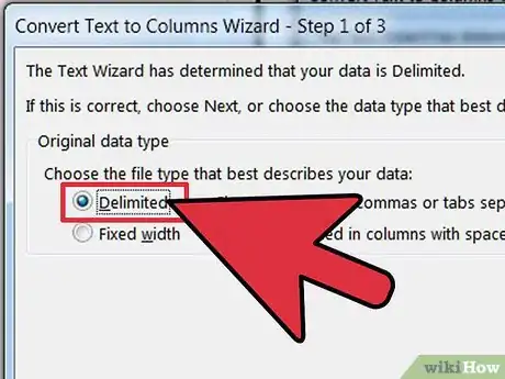 Imagen titulada Separate First Names and Last Names Into Separate Fields in a Microsoft Excel List Step 4