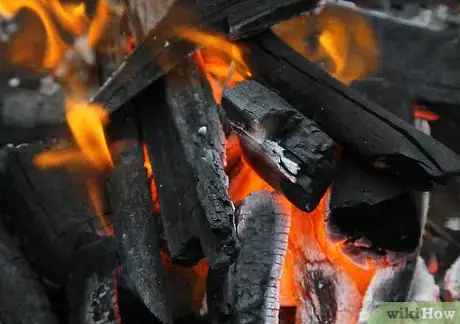 Imagen titulada Create a Strong Burning Charcoal Fire Step 15