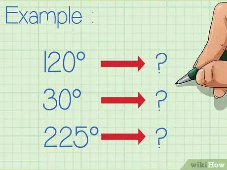 Imagen titulada Convert Degrees to Radians Step 1