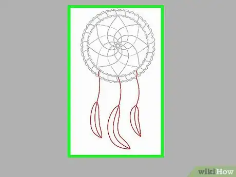 Imagen titulada Draw a Dreamcatcher Step 4