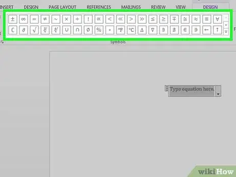 Imagen titulada Insert Equations in Microsoft Word Step 14