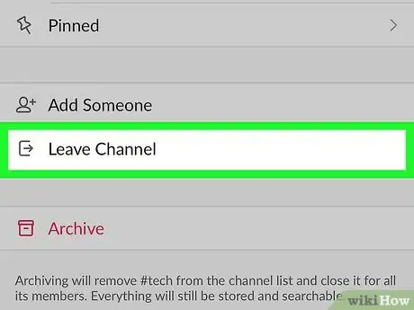 Imagen titulada Leave a Channel on Slack Step 14