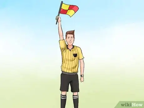 Imagen titulada Understand Soccer Assistant Referee Signals Step 1