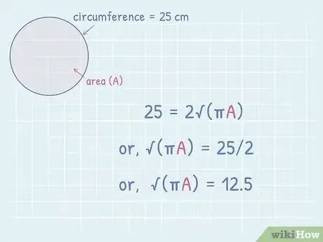 Imagen titulada Find the Area of a Circle Using Its Circumference Step 10