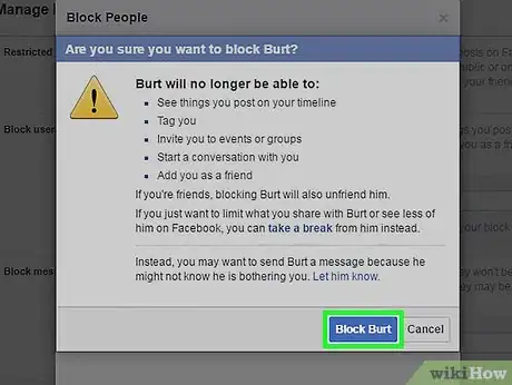 Imagen titulada Block Someone Who Has Blocked You on Facebook Step 18