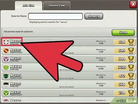 Imagen titulada Join a Clan in Clash of Clans Step 12