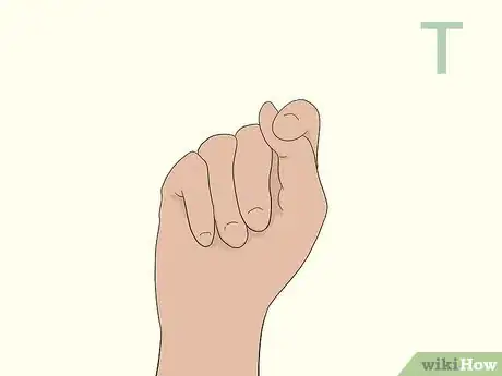 Imagen titulada Fingerspell the Alphabet in American Sign Language Step 20