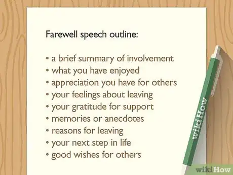 Imagen titulada Make a Farewell Speech Step 5