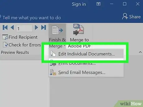 Imagen titulada Mail Merge in Microsoft Word Step 20