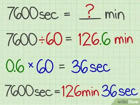 Imagen titulada Convert Seconds to Minutes Step 3