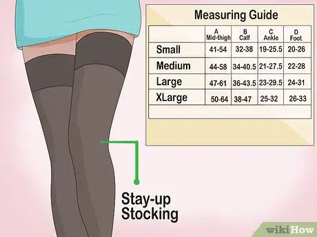 Imagen titulada Wear Stockings Step 1