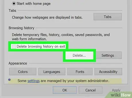 Imagen titulada Disable Delete Browser History in Internet Explorer Step 13