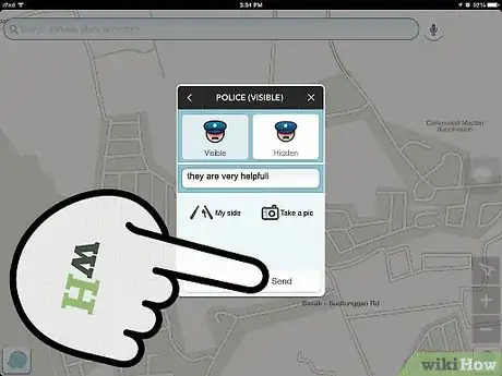 Imagen titulada Report Police Activity in Your Area Using Waze on iPhone Step 5