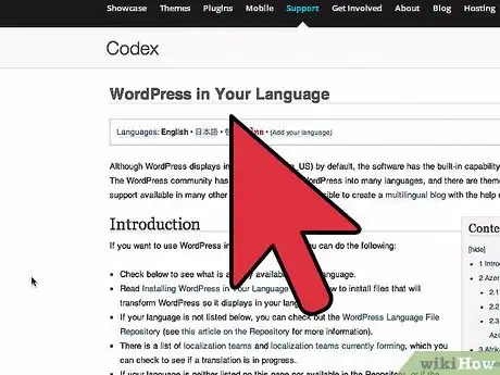 Imagen titulada Change the Default Language in Wordpress Step 16