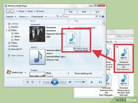 Imagen titulada Put a Cover Photo on a Music File Using Windows Media Player Step 2