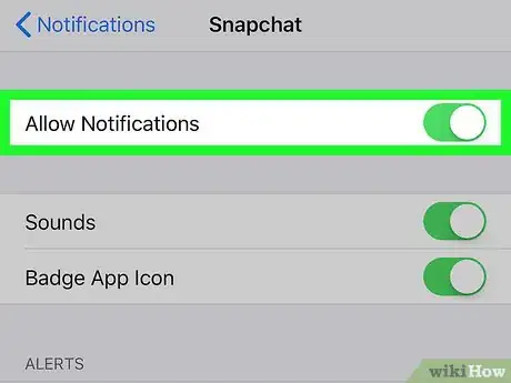 Imagen titulada Turn on Snapchat Notifications Step 10