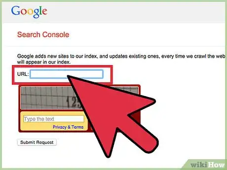 Imagen titulada Add Your URL to Google Step 2