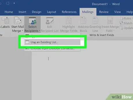 Imagen titulada Mail Merge in Microsoft Word Step 11