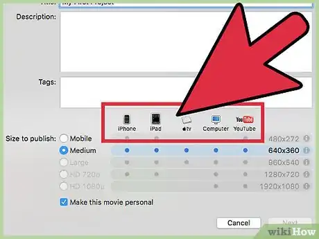 Imagen titulada Export an iMovie Video in HD Step 11