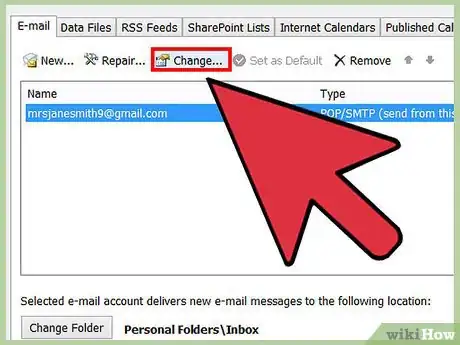 Imagen titulada Change Microsoft Outlook Password Step 4