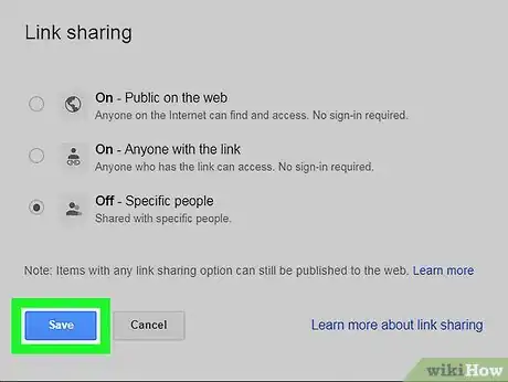 Imagen titulada Unshare a Google Drive Folder on PC or Mac Step 7