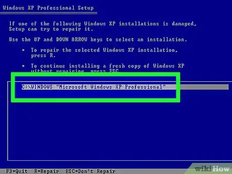 Imagen titulada Repair Windows XP from a Boot CD Step 7