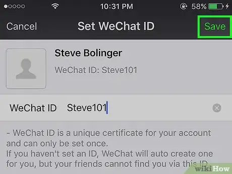 Imagen titulada Change Your WeChat ID Step 7