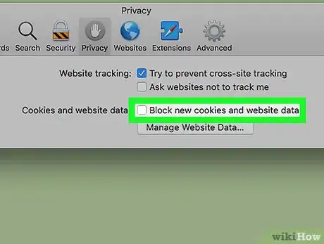 Imagen titulada Enable Cookies in Safari Step 5