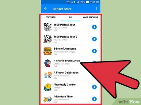 Imagen titulada Use Stickers on Facebook Messenger Step 8